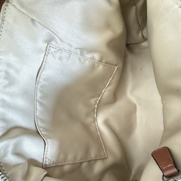 COACH Crossbody Shoulder Bag Brown Pebble Leather Black Hangtag - Picture 11 of 13